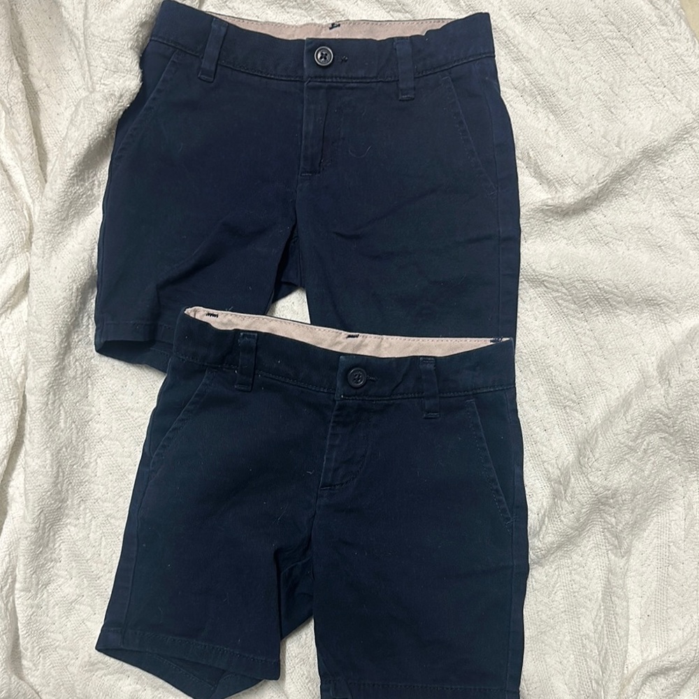 Navy Blue Shorts Set